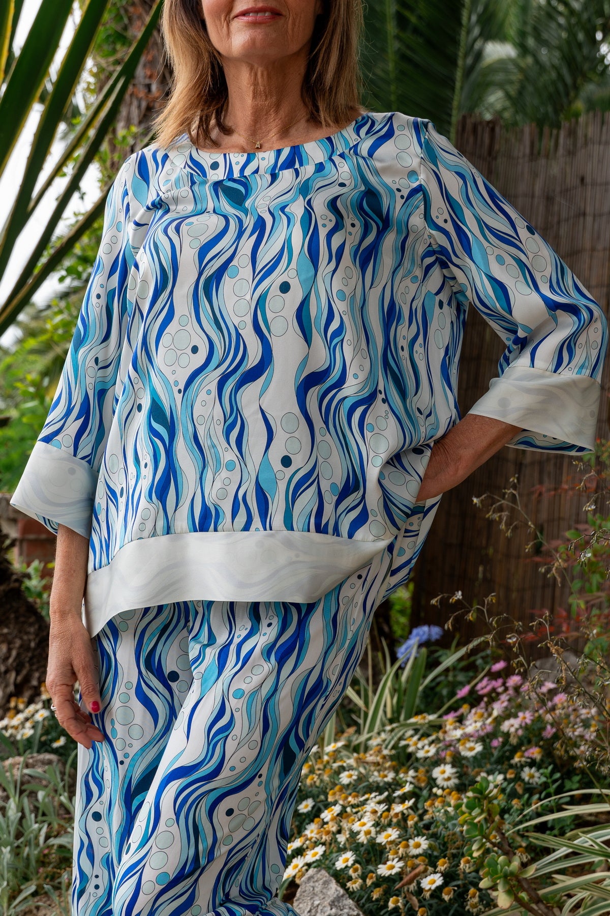 Blusa Nadia Mille bolle in seta