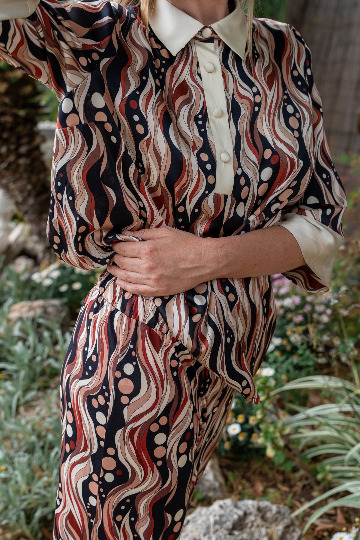 Blusa Raffaella Mille bolle in seta