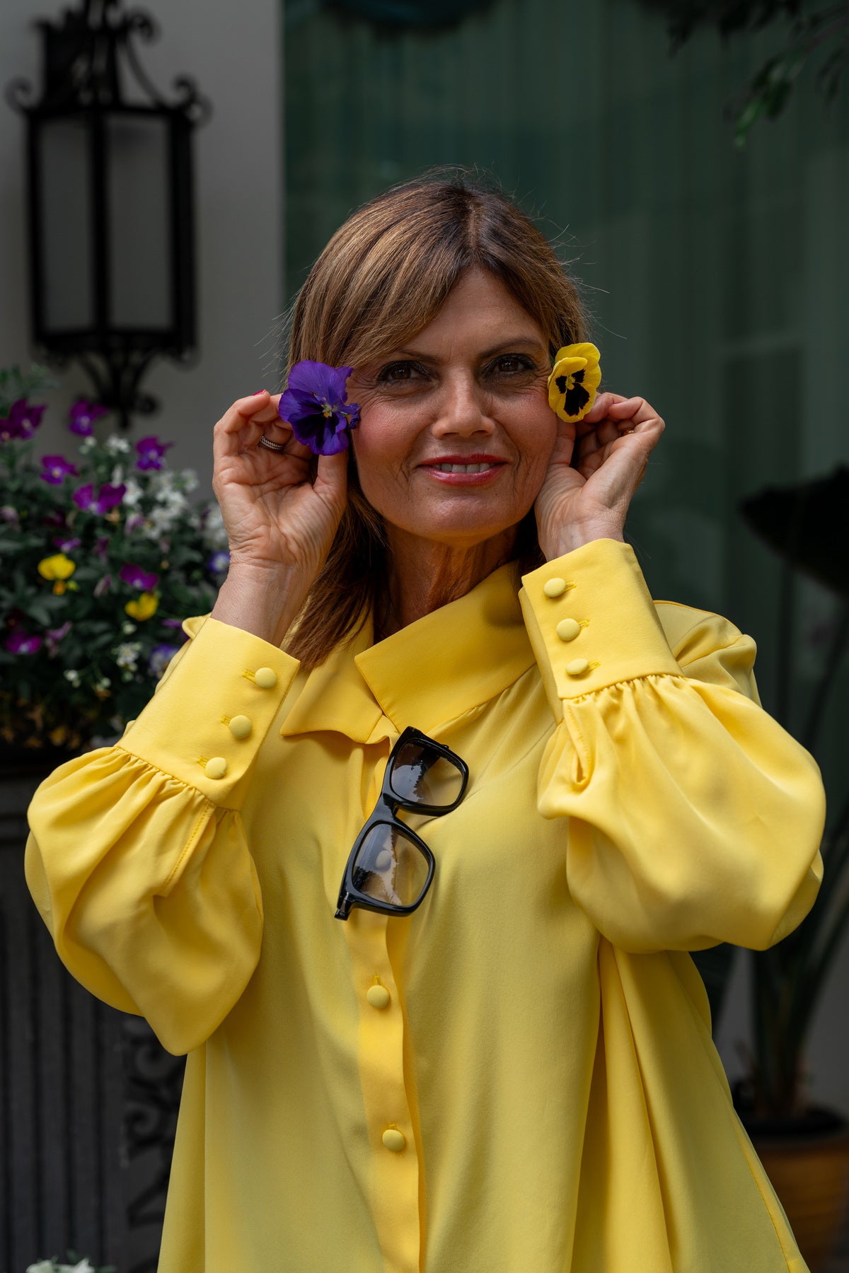 Camicia Lunga in Seta Crepe de Chine