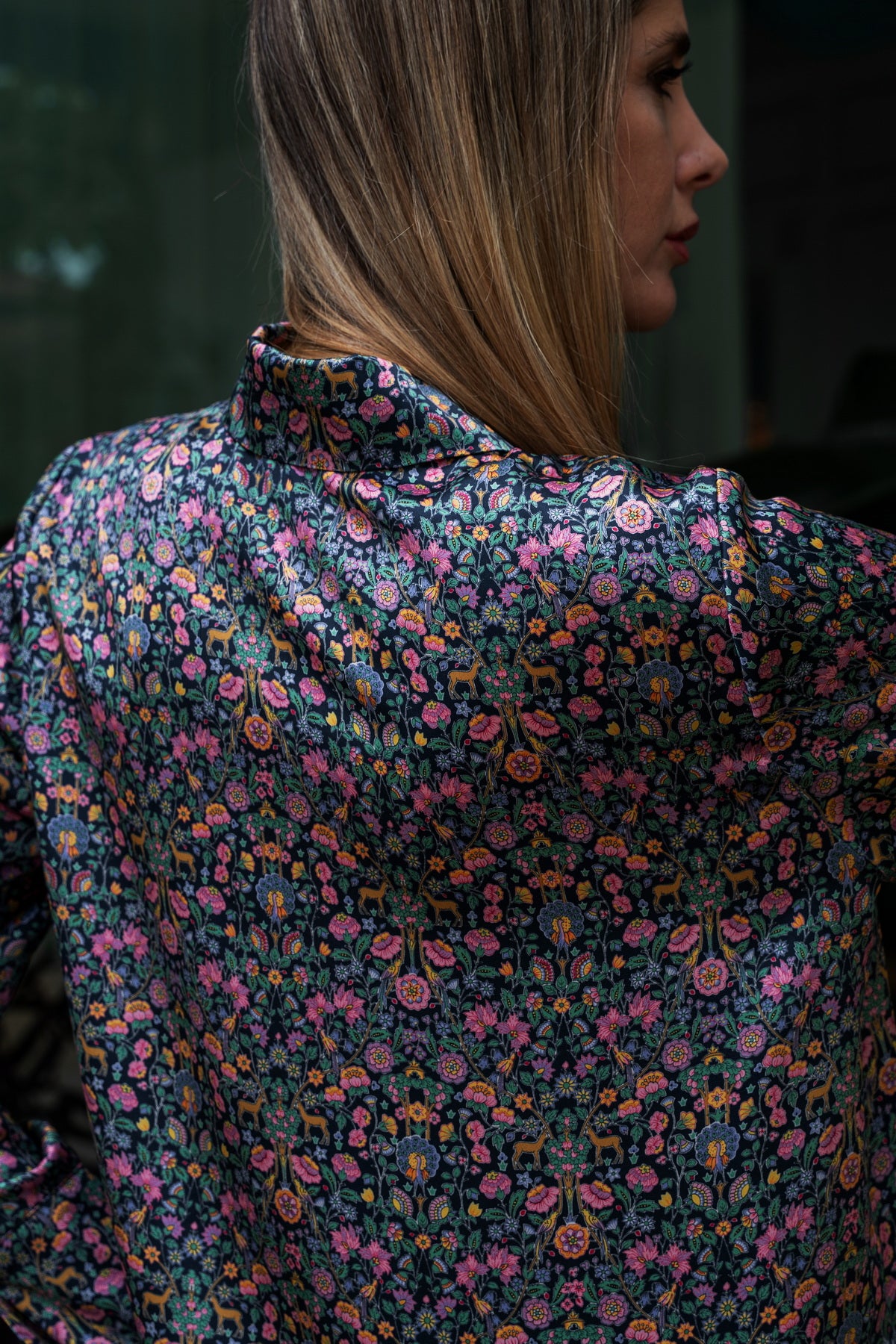 Camicia Elisabeth in Raso di Seta Liberty