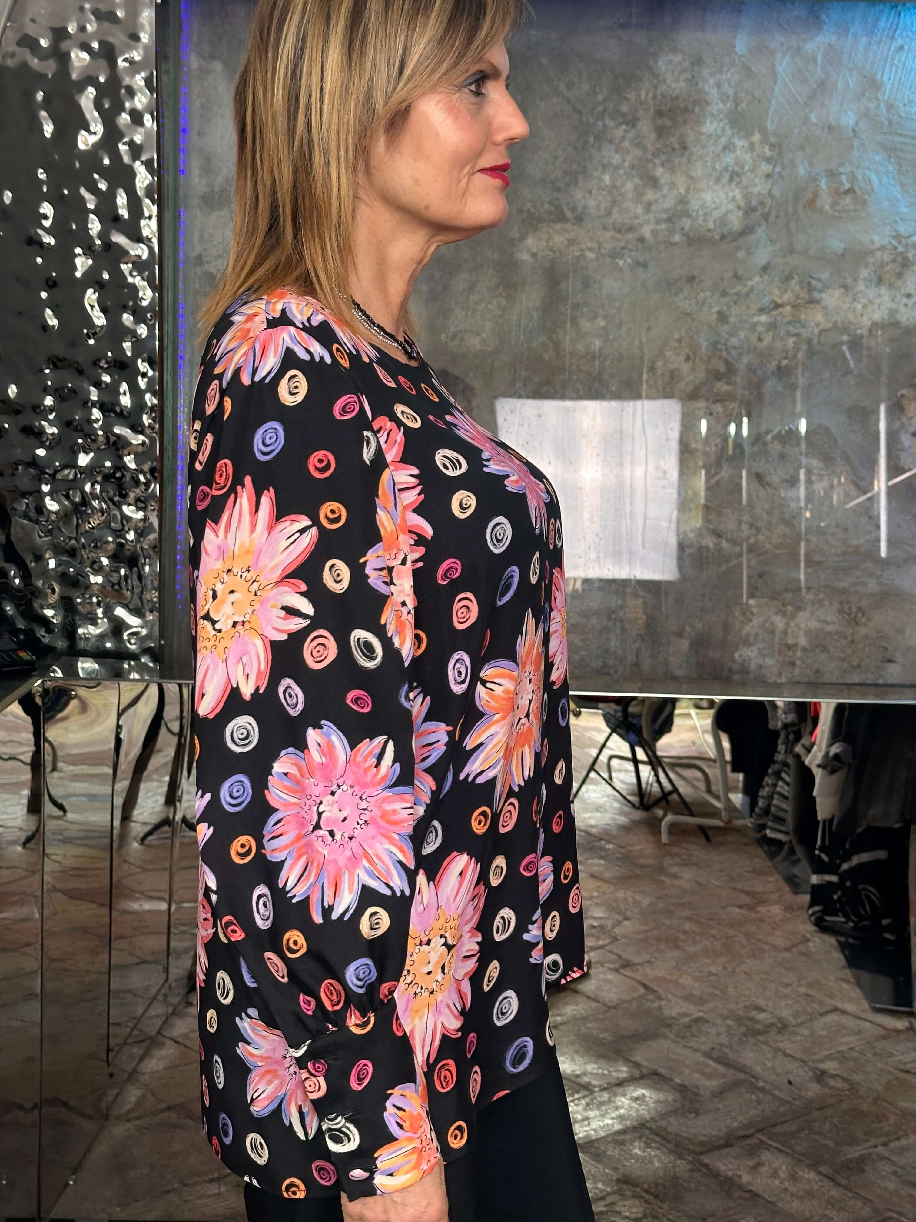 Blusa Elisabeth in seta