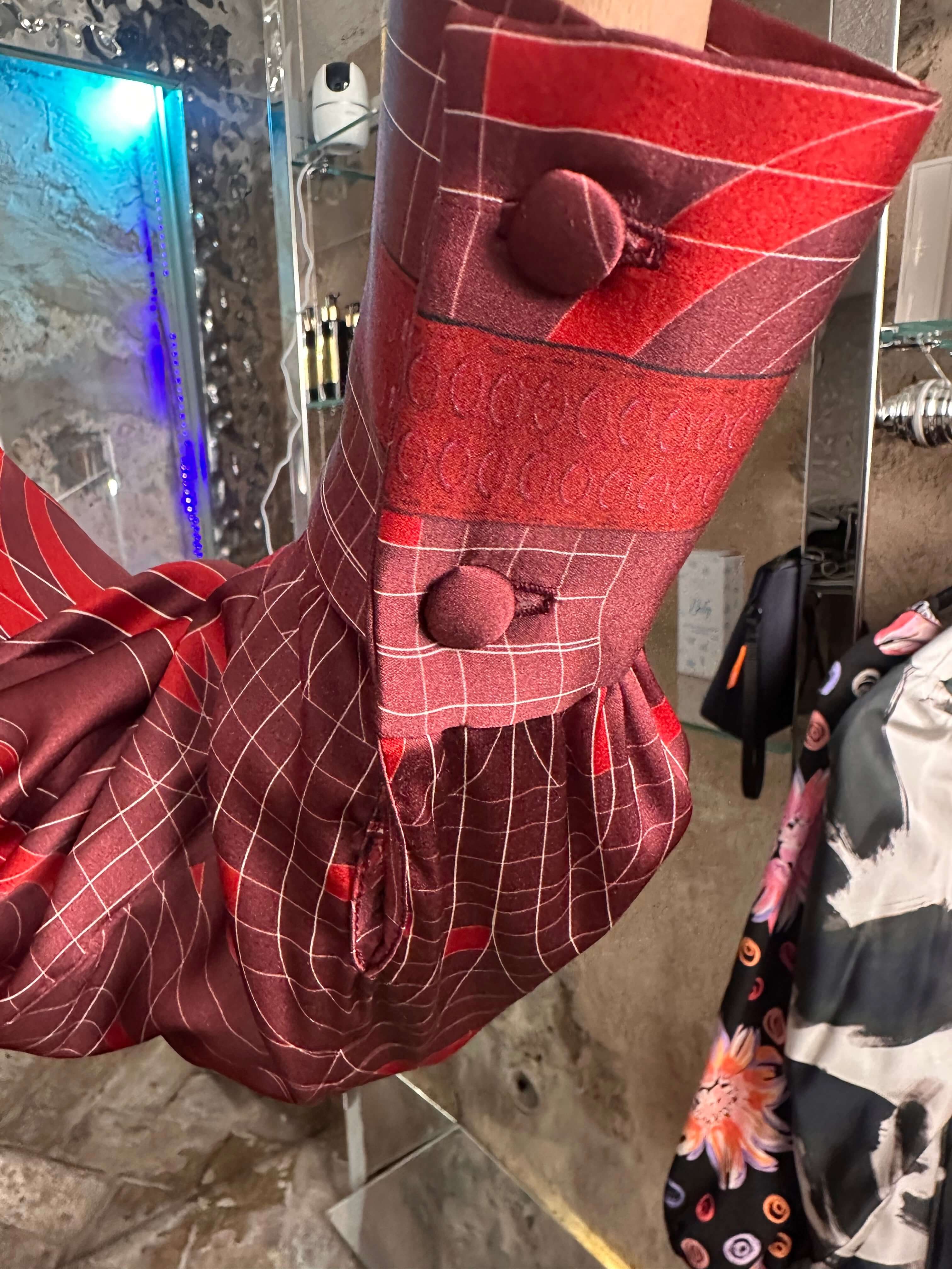 Camicia in raso di seta