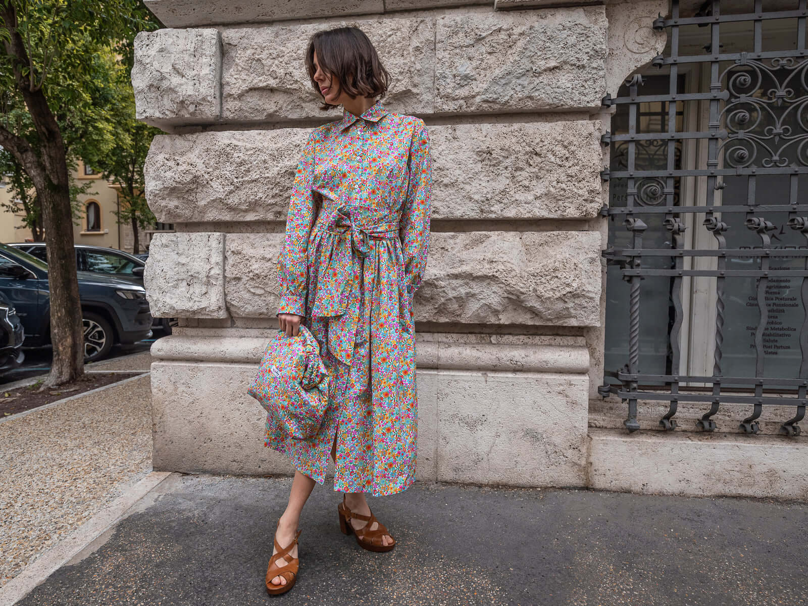 Clutch Floralia mini - fiori multicolor | FLORALIA