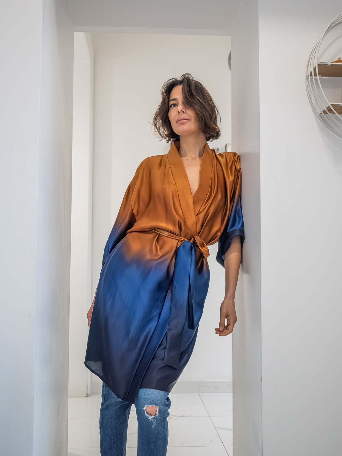 Diana Capri silk blouse