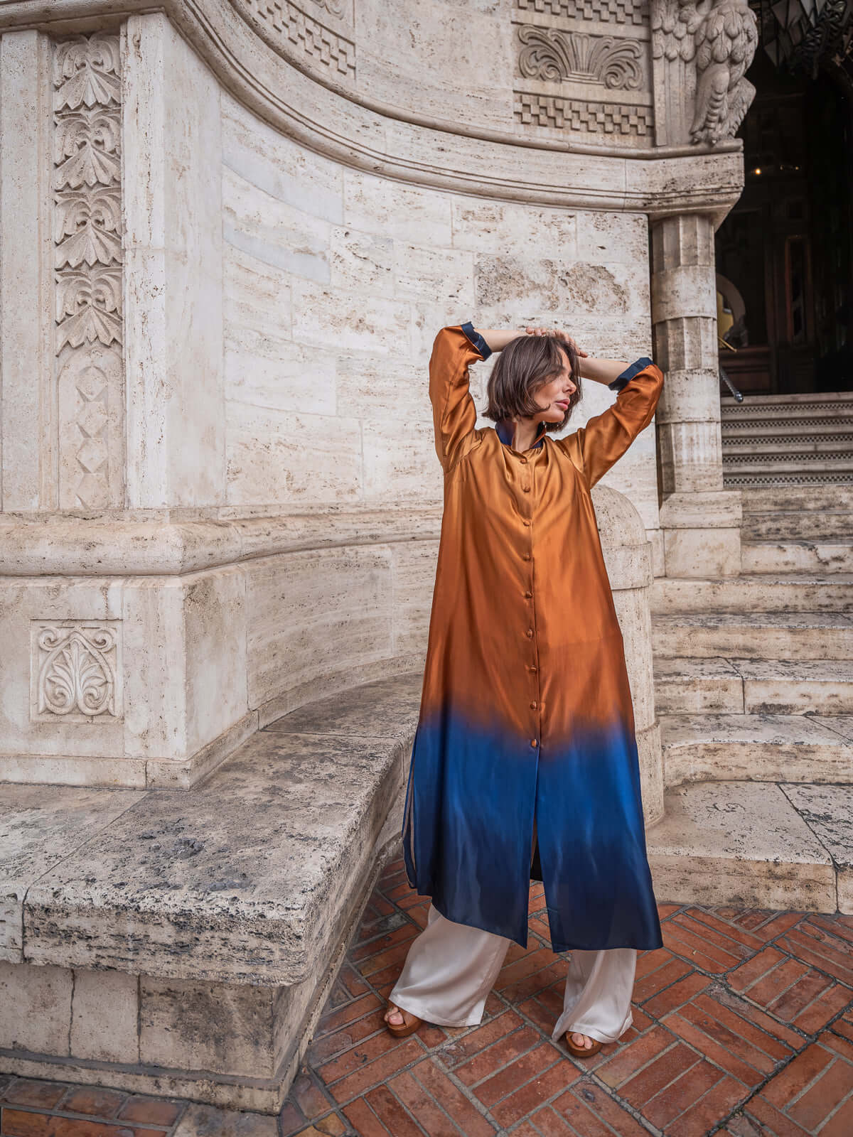 Diana Capri silk blouse