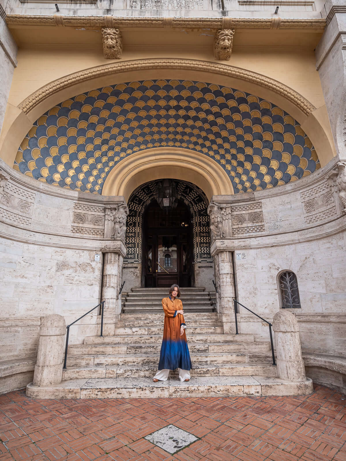 Diana Capri silk blouse