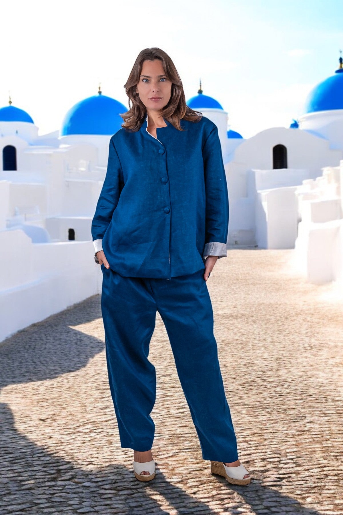 Pantalone Margaret in lino