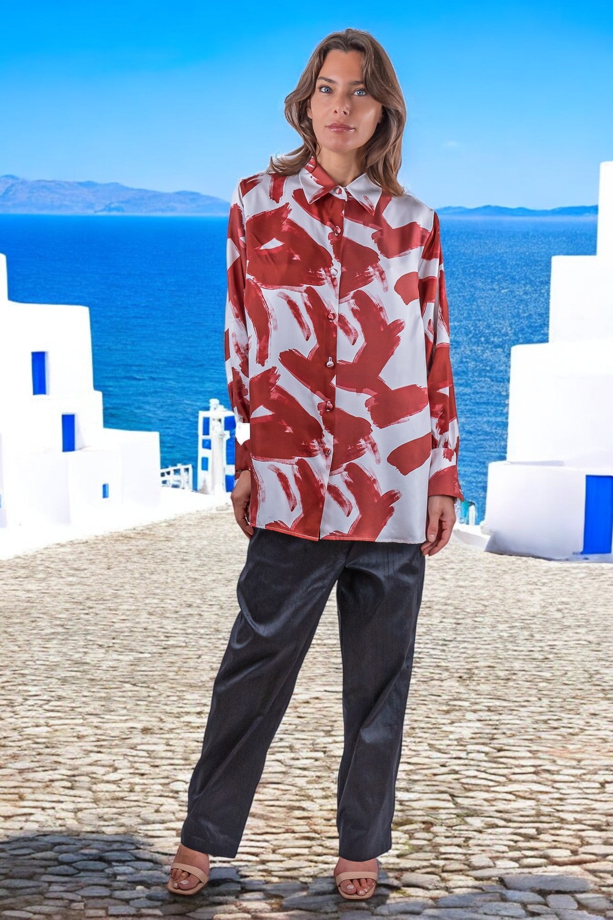 Camicia Elisabeth: Eleganza senza tempo in twill