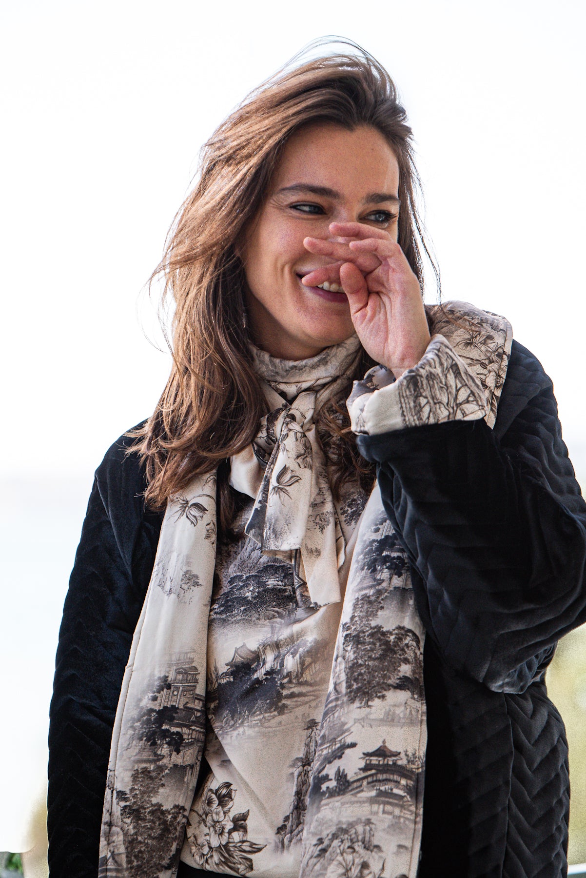 Piumino Reglan Reverso in Velluto e crema Oriente