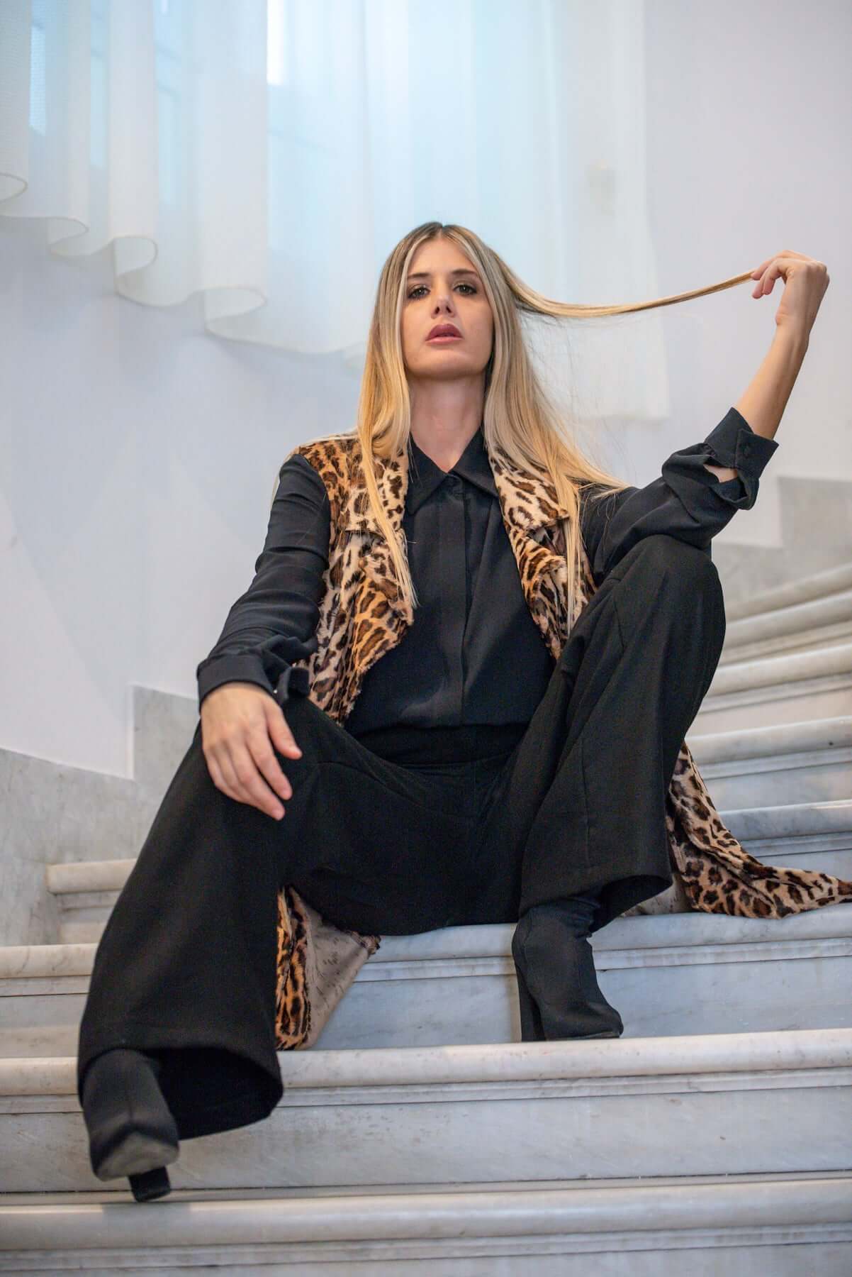 Il Gilet Amelie in eco pelliccia di viscosa