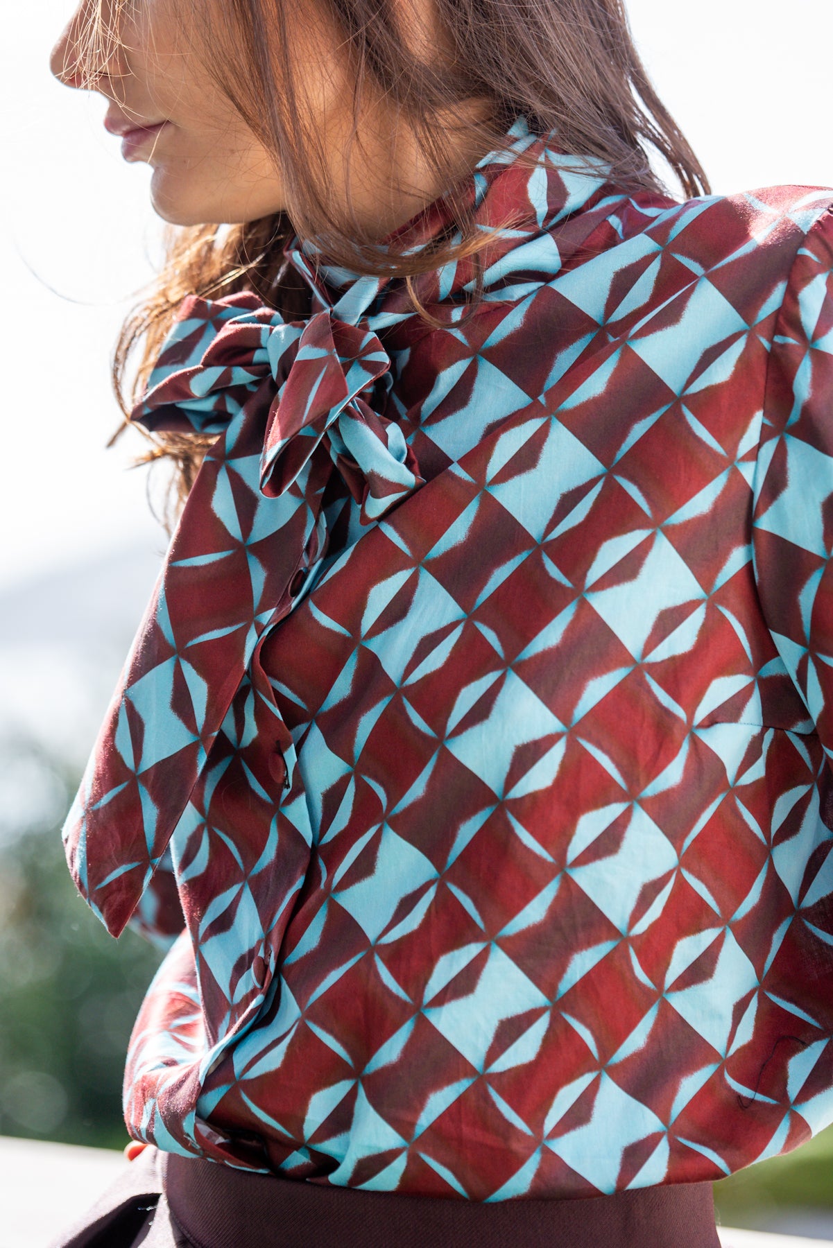 Riflessi di Celeste e Borgogna