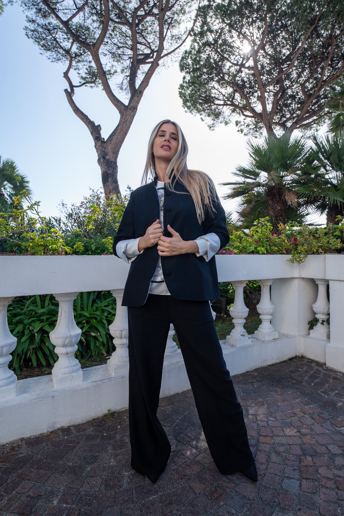 Giacca  camicia José  in lana nera