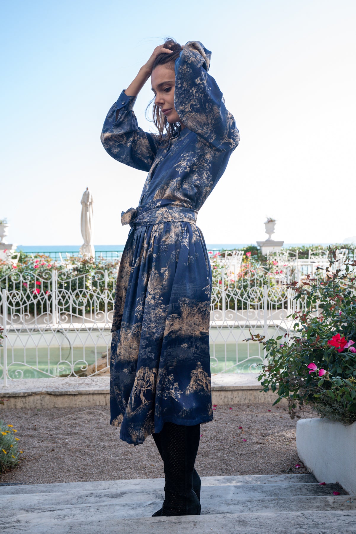 Abito Sofia Blu Oriente