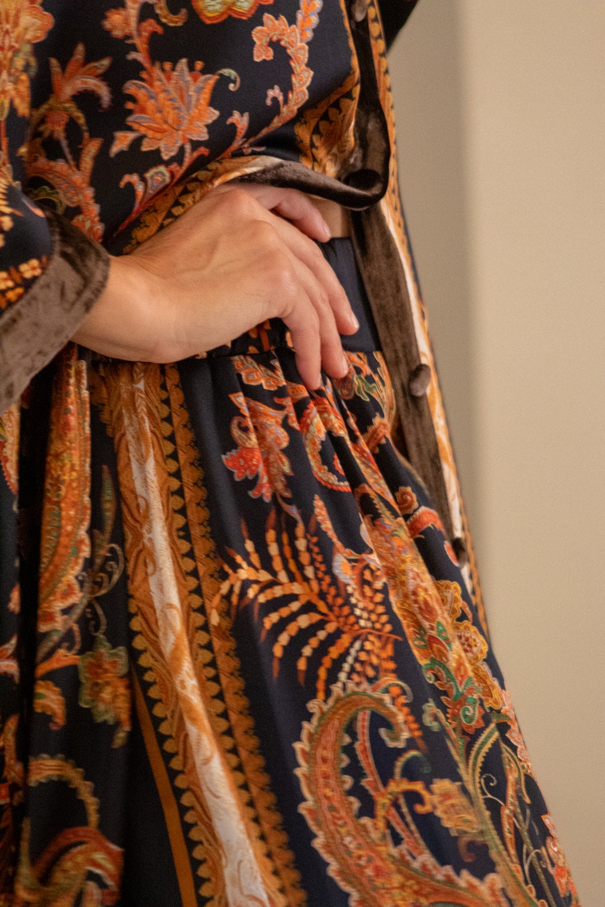 Pantalone Delhi in seta