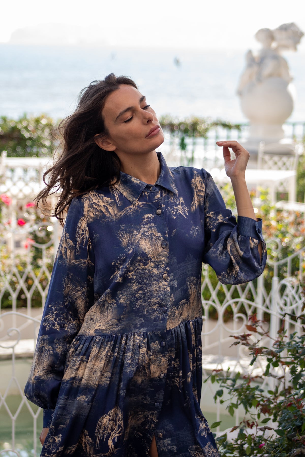 Abito Sofia Blu Oriente