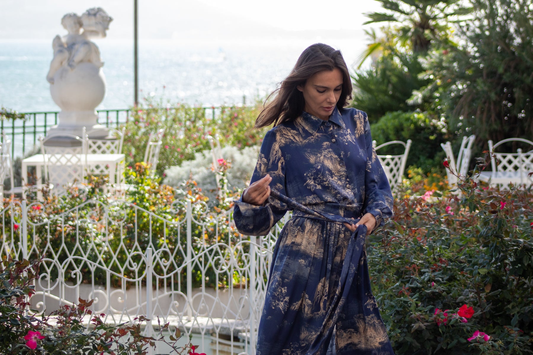 Abito Sofia Blu Oriente